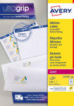 AVERY Étiquettes Adresses, 99,1 x 42,3 mm, blanc