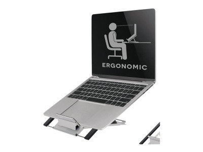 NewStar : UNIVERSAL NOTEBOOK STAND MOBILE VERSION - SILVER