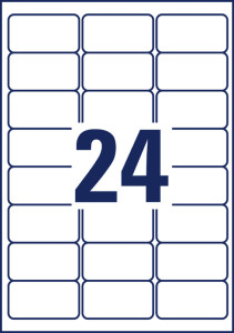 AVERY Zweckform étiquettes Ultra adhésives, 45,7 x 25,4 mm