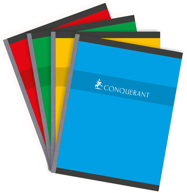 CONQUERANT SEPT Cahier, 170 x 220 mm, quadrillé, 192 pages