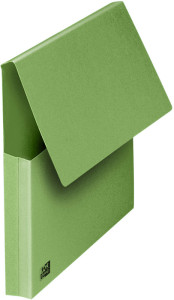 FAST Pochette document à soufflet, format A4, carton, vert