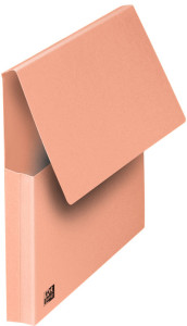 FAST Pochette document à soufflet, A4, carton, rose pastel