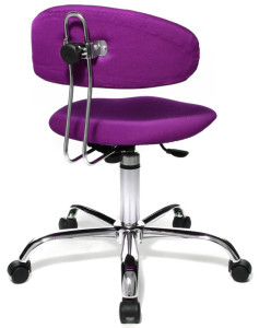 chaise pivotante de bureau topstar « Sitness 40 » violet