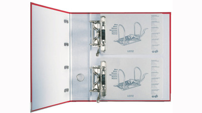 LEITZ Classeur à double mécanisme avec protection des bords