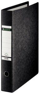 LEITZ classeur en carton,180 dégrés, format A3, 77 mm, noir