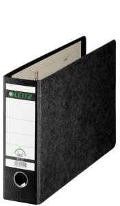 LEITZ Classeur en carton, 180 dégrés, format A5, 77 mm, noir