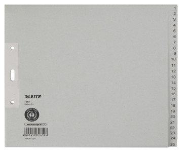 LEITZ intercalaire en papier naturel, numéroté, A4+, 26 - 50
