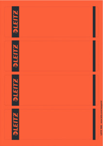 LEITZ étiquette pour dos de classeur, 61 x 192 mm, court,