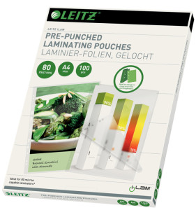 LEITZ Pochette de plastification, A4, classement,  160 mic