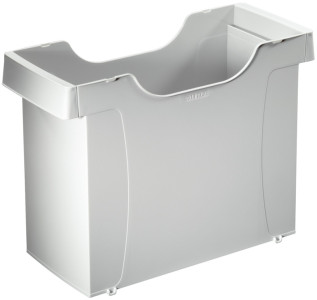 LEITZ Bac de rangement pour dossiers suspendus Uni Plus, bleu