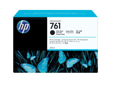 HP : Cartouche encre No 761 400ML MATTE NOIR DesignJet