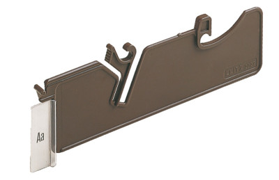LEITZ Pendelleitkarte pour pendule enregistre A4, brun,