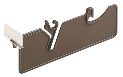 LEITZ Pendelleitkarte pour pendule enregistre A4, brun,