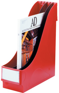 LEITZ porte-revue extra large,format A4,en polystyrène,bleu