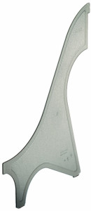 LEITZ porte-revue extra large,format A4,en polystyrène,bleu