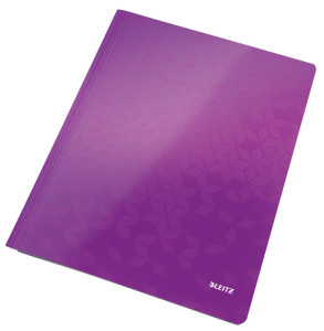 LEITZ WOW reliure de feuillets mobiles, A4, carton, violet