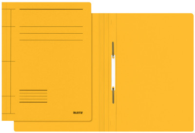 LEITZ chemises à lamelle Fresh, format A4, carton, jaune, en