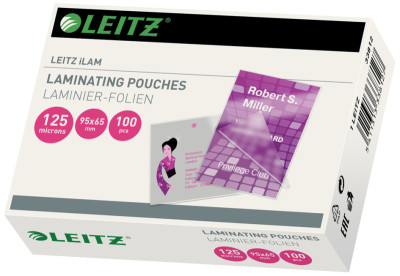 LEITZ pochette de plastification, 54 x 86 mm,