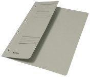 LEITZ chemise à oiellet, carton manille, format A4, gris,