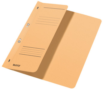 LEITZ chemise à oeillet, carton manille, format A4, rouge,