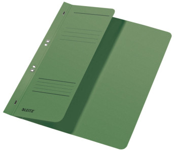 LEITZ chemise à oiellets, carton manille, format A4, vert,