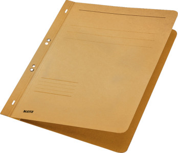 LEITZ chemise à oeillet, format DIN A4, carton manila, bleu