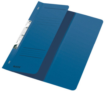 LEITZ Chemise à crochets, format A4, carton manilla, gris