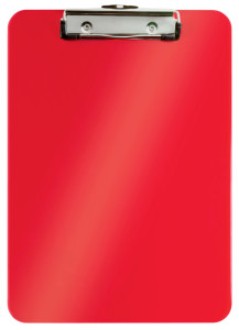 LEITZ Porte-bloc WOW, format A4, en polystyrène, rose-métall