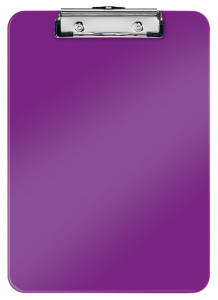LEITZ Porte-bloc WOW, format A4, en polystyrène, violet
