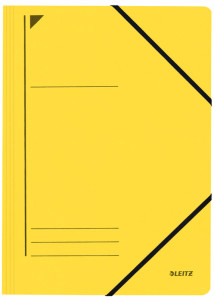 LEITZ Chemise à élastique, format A4, carton robuste coloré