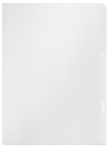 LEITZ Pochette transparente Premium, A5, PVC, granuleux,