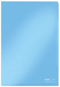 LEITZ Pochette Super Premium, A4, PVC, bleu, 0,15 mm