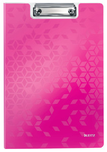 LEITZ porte-bloc à rabat WOW, format A4, polyfoam, rose