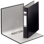 LEITZ Classeur à anneaux Standard, A5, noir, mécanisme à 2 anneaux LEITZ Classeur à anneaux Standard, A5, noir, mécanisme à 2 anneaux