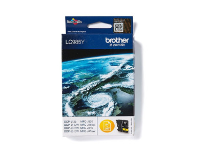 Brother : Cartouche encre LC985YBP JAUNE 260 PAGES