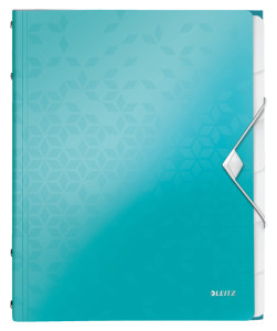 LEITZ chemise de rangement WOW, A4, PP, 6 compartiments,