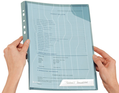 LEITZ pochette CombiFile, format A4, PP, bleu,granuleux,