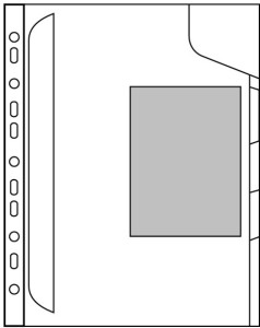 LEITZ chemise trieur CombiFile, A4, PP, bleu, 0,20 mm