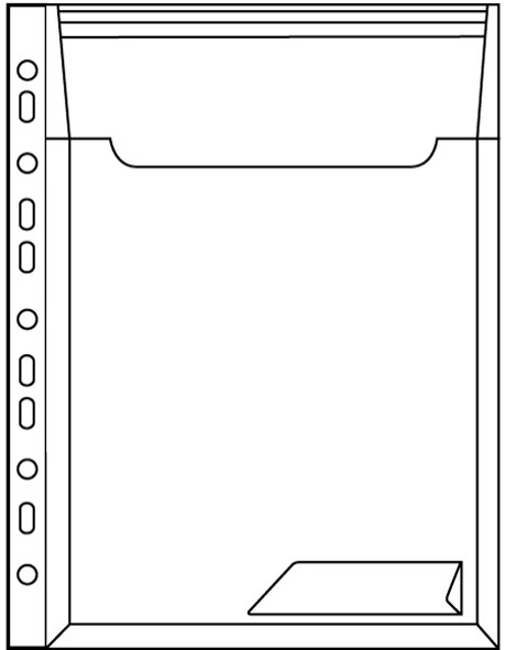 LEITZ pochette perforée / porte document CombiFile Maxi,