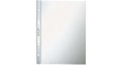 LEITZ pochette perforée Super Premium, format A5, PVC,