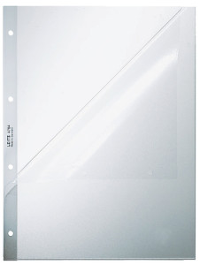 LEITZ Pochette perforée, A4, en PP, granuleux, 0,12 mm,