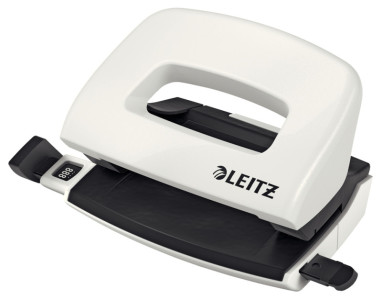 LEITZ Mini perforateur Nexxt WOW 5060, blanc perle