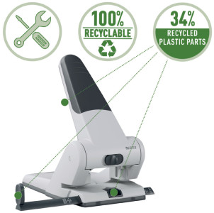 LEITZ Perforateur d'archives 5180, argent,