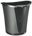 LEITZ Corbeille à papier Allura, en plastique, 18 l, noir LEITZ Corbeille à papier Allura, en plastique, 18 l, noir