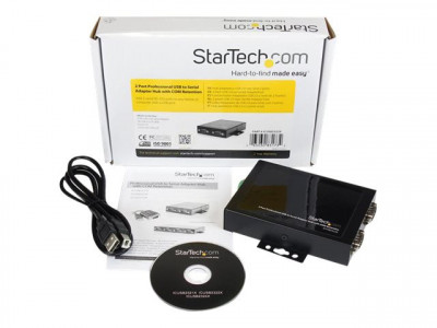 Startech : 2 PORT USB TO SERIAL ADAPTER HU avec COM RETENTION