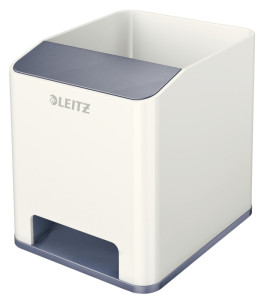 LEITZ Pot à crayons Sound WOW Duo Colour, 2 compartiments,