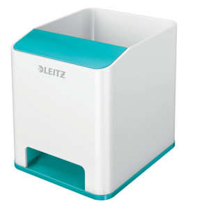 LEITZ Pot à crayons Sound WOW Duo Colour, 2 compartiments,