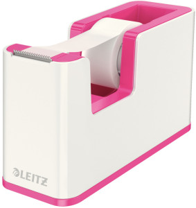 LEITZ Dévidoir de table WOW Duo Colour, équipé, blanc