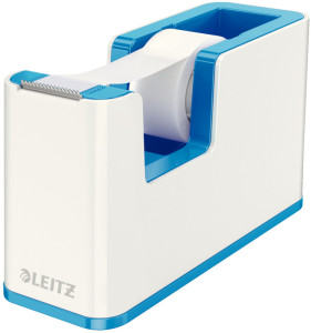 LEITZ Dévidoir de table WOW Duo Colour, équipé, blanc