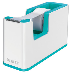 LEITZ Dévidoir de table WOW Duo Colour, équipé, blanc